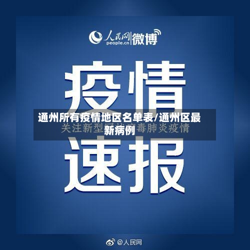 通州所有疫情地区名单表/通州区最新病例