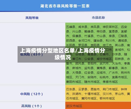 上海疫情分型地区名单/上海疫情分级情况-第3张图片